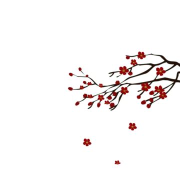 Plum Blossoms Vector Art PNG, Antique Plum Blossom Letterhead Vector, Chinese Style, Sticky Note ...