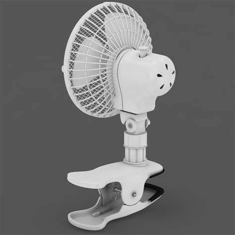 3d Desk Fan Model