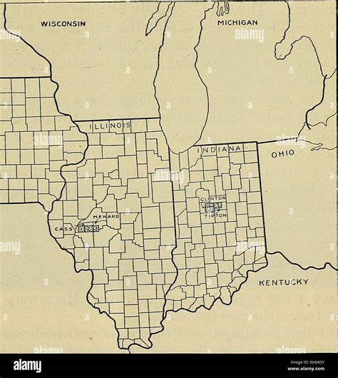 Clinton iowa map hi-res stock photography and images - Alamy