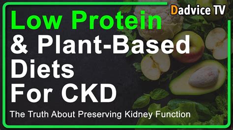 Kidney Disease Low Protein Diet vs Plant based diet to preserve kidney function - DailyVeganLife.com