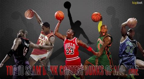 Top 10 Slam Dunk Contest Dunks of All Time