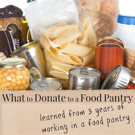 What to Donate to a Food Banks | Food pantry, Food pantry donations ...