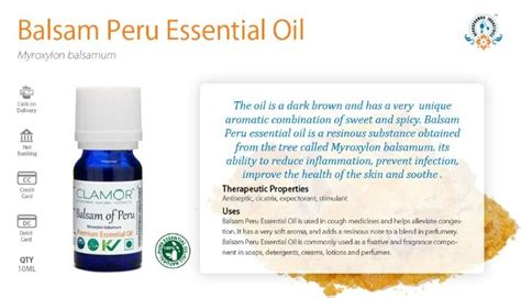 Balsam Peru Essential Oil