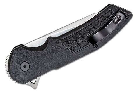 Buck Knives 261 Hexam 3.3" EDC Folding Knife - Black Handle - Dirty ...