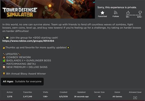 Update is out soon : r/TowerDefenseSimulator