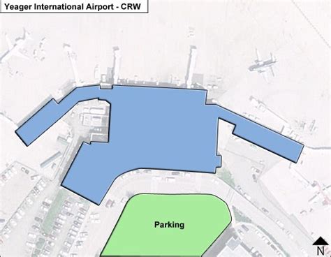 Yeager CRW Airport Terminal Map