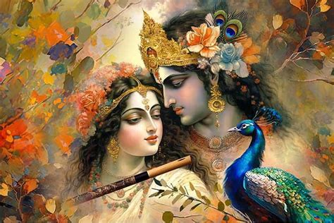 Beautiful Radha Krishna Painting on Canvas Best Of HD