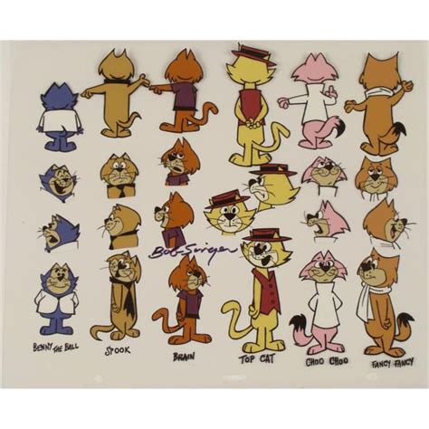 Cats in Art, Illustration and Animation: model sheet for Hanna-Barbera's "Top Cat ...