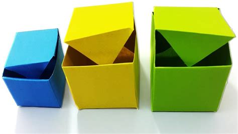 Simple Origami Box Making Tutorial For Beginners - Diy Paper Box - Best ... (With images ...