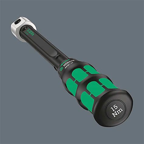 075672 Wera | Wera 9 x 12 mm Square Drive Adjustable, XP3 Click Torque Wrench, 15 → 100Nm 9 x ...