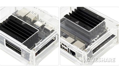 Acrylic Case (Type D), Specialized For Jetson Nano 2GB Developer Kit