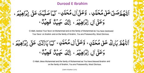 Dua After Durood E Ibrahim