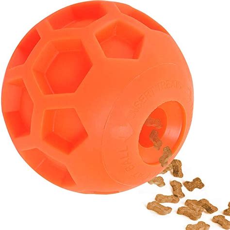 Amazon.com : Hipat Dog Treat Ball, Fun Interactive Dog Food Dispenser Toy, Pet Healthy and IQ ...