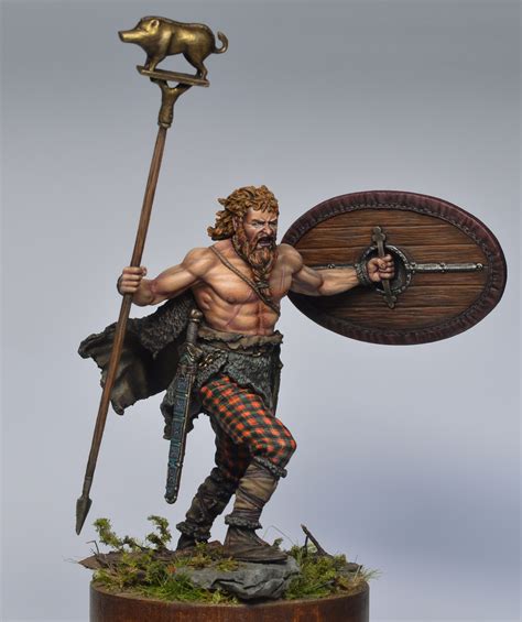 Celtic warrior (1 century BC) by KonstantinPinaev · Putty&Paint