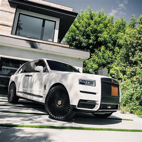 Black Badge Rolls Cullinan on Matching Forgiatos Denotes White Is the ...