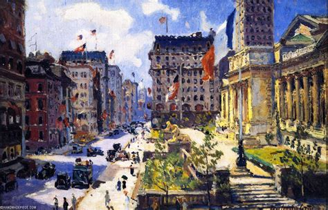 New York Public Library | New york painting, New york public library, American impressionism