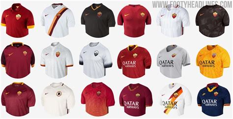 Full Nike AS Roma Kit History - End After 7 Seasons & 22 Kits - Footy ...