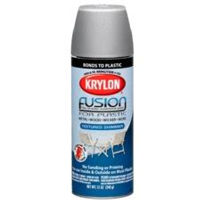 Krylon Fusion For Plastic Paint K02521000, Textured Graphite, 16 oz | RSHughes.com