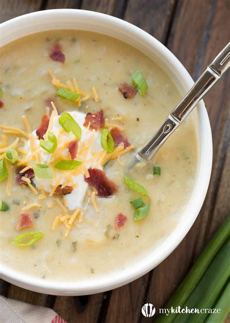 Loaded Potato Soup + a Recipe Video - My Kitchen Craze