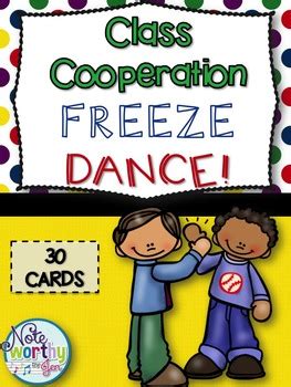 Class Cooperation Freeze Dance {Brain Break} by Noteworthy by Jen