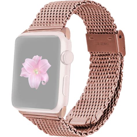 MONOWEAR Mesh Band for 42mm Apple Watch MWMSRG22MTRG B&H Photo