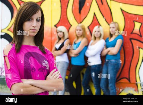 Mobbing in der Schule, MR: Yes Stock Photo - Alamy