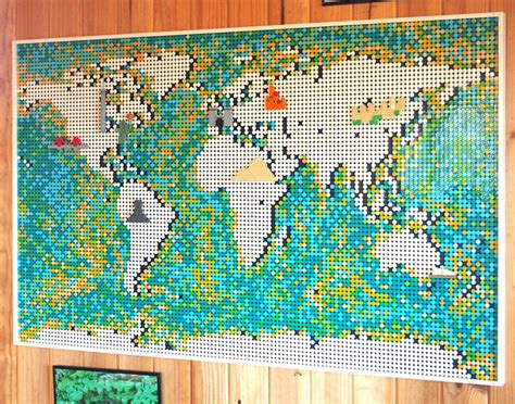 Customizing the LEGO Art World Map Mosaic