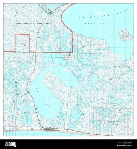 Holly Beach, Louisiana, map 1998, 1:24000, United States of America by Timeless Maps, data U.S ...