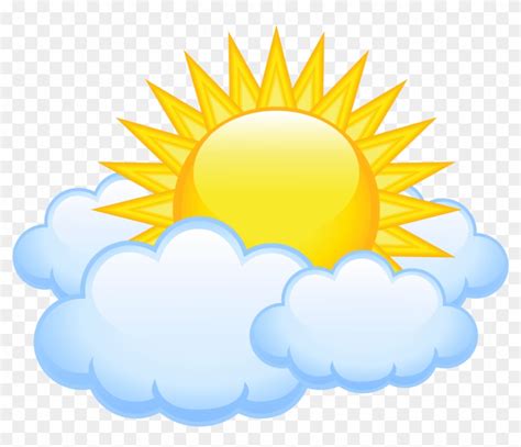 Sun With Clouds Transparent Png Picture - Sun And Clouds Clipart - Free Transparent PNG Clipart ...