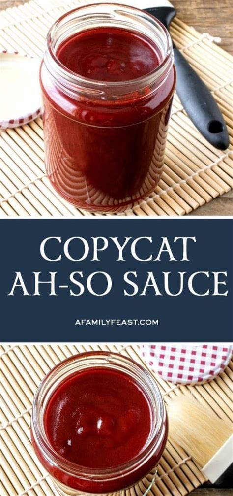 Copycat Ah-So Sauce - A Family Feast®