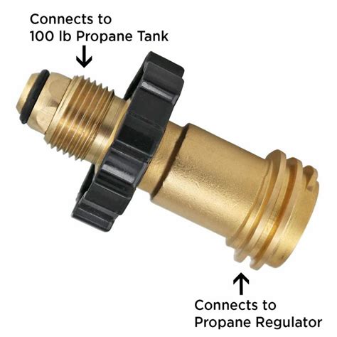 Universal Fit Propane Tank Adapter - Smoky Lake Maple Products, LLC