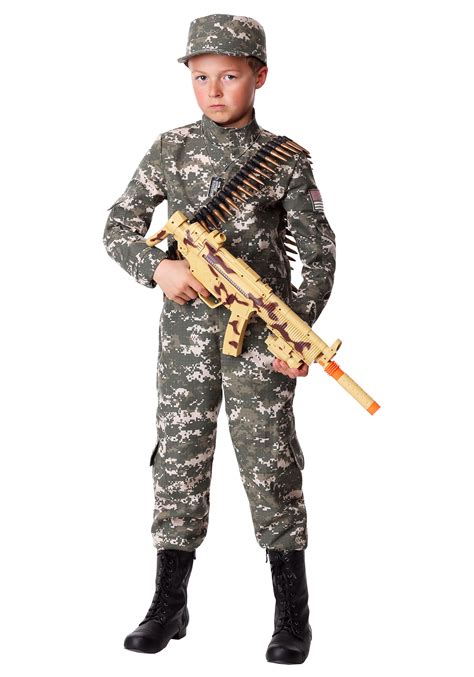 Modern Combat Soldier Boy's Costume