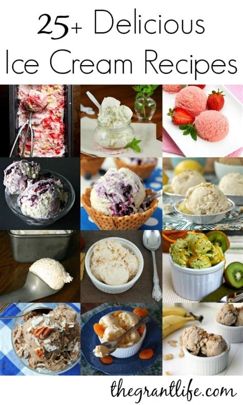 25 Delicious Ice Cream Recipes - mom makes dinner