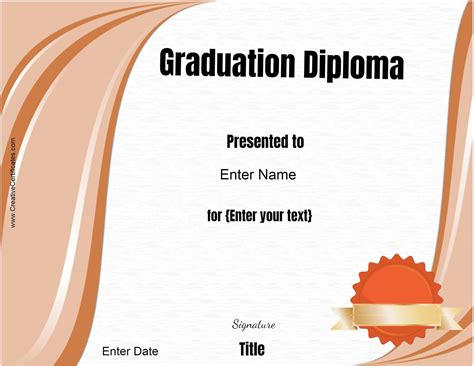 Free Customizable & Printable Diploma Template