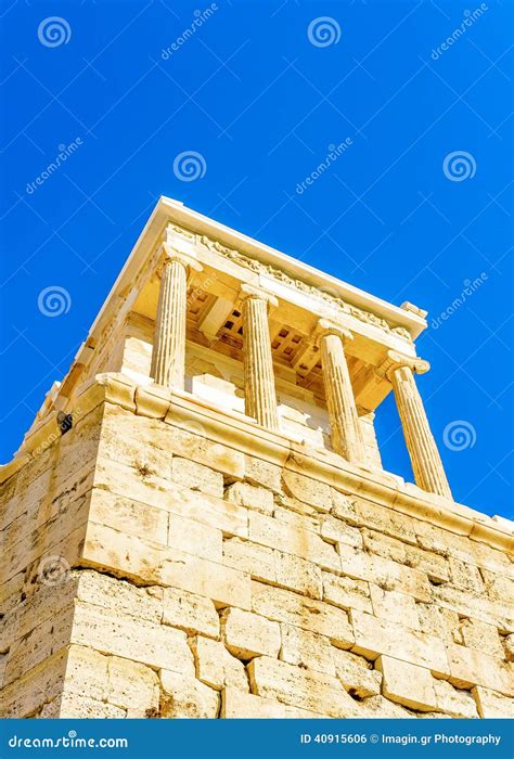 Propylaia of Acropolis stock photo. Image of antique - 40915606