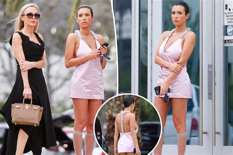 Bianca Sensori wears a skimpy outfit for a rare outing with her mother in Los Angeles