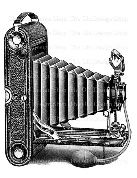 Vintage Camera Clip Art Illustration Commercial Use Digital - Etsy