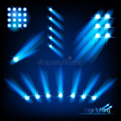 Vector Stage Lights stock vector. Illustration of background - 19794612