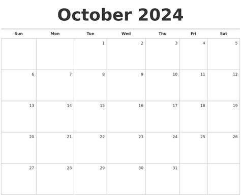 October Yearly Calendar 2024 New Ultimate Most Popular Incredible - Excel Budget Calendar 2024