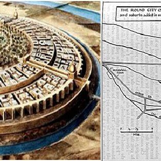 "Round City" Baghdad AD762 by Abu Jafar al-Mansur Islamic Architecture,... | Download Scientific ...