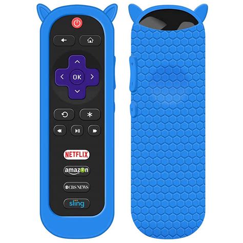 Roku TV remote kitty ear silicone skin 2 Pack (for Roku TV RC280 Remote ...