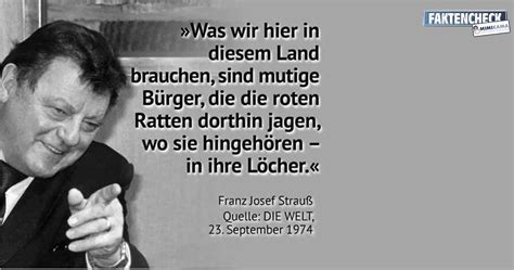 Das Zitat von Franz Josef Strauß im Faktencheck