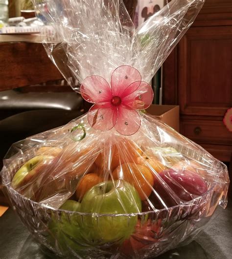 Healthy Fruit Get Well Gift Basket | Get well gift baskets, Wellness ...