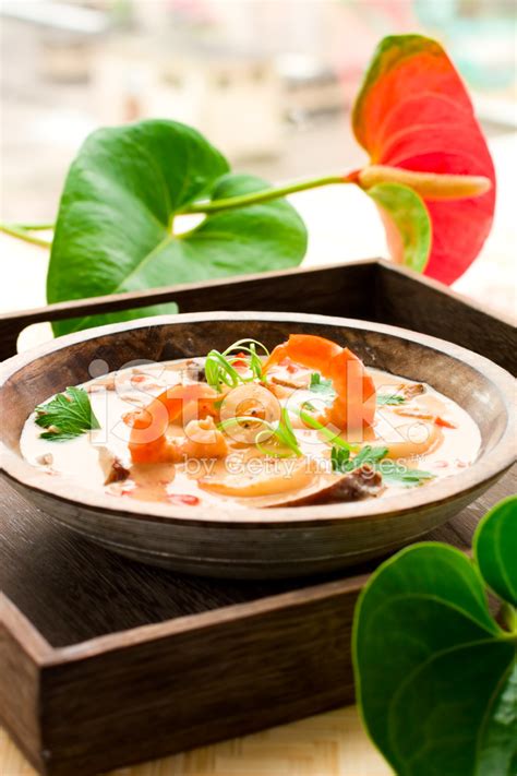 Thai Soup With Prawn And Scallop Stock Photo | Royalty-Free | FreeImages