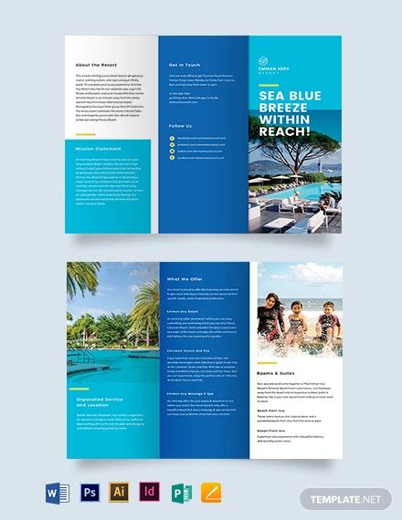 Beach Resort Brochure - 20+ Examples, Illustrator, Design, Word, Pages, Photoshop, Publisher