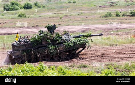 U.S. Army M1-A1 Abrams tank crew assigned to 2nd Battalion, 7th ...