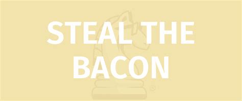 STEAL THE BACON Game Rules - How To Play STEAL THE BACON