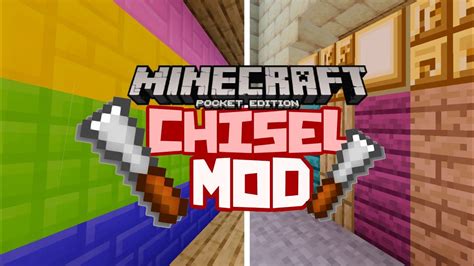 Chisel Mod para Minecraft PE | 1.16+ | Add-on | Addon | Descarga | Bedrock Edition - YouTube