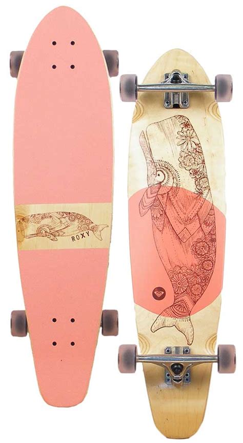 Roxy Balina Longboard Skateboard - Pink For Sale at Surfboards.com (4910702)