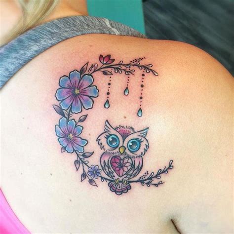 super cute owl tattoo 🐥💛📌🐥💛📌🐥💛📌 #girltattoos | Cute owl tattoo, Owl tattoo small, Tattoos